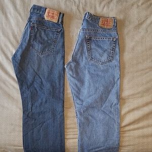 2 pairs of Levi Strauss jeans!